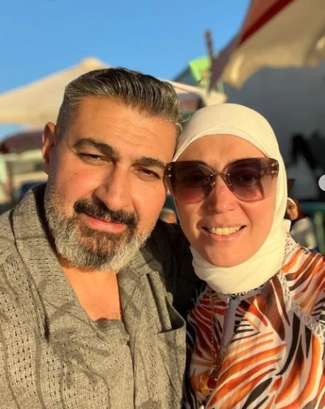 ياسر جلال وزوجته ياسر جلال وزوجته