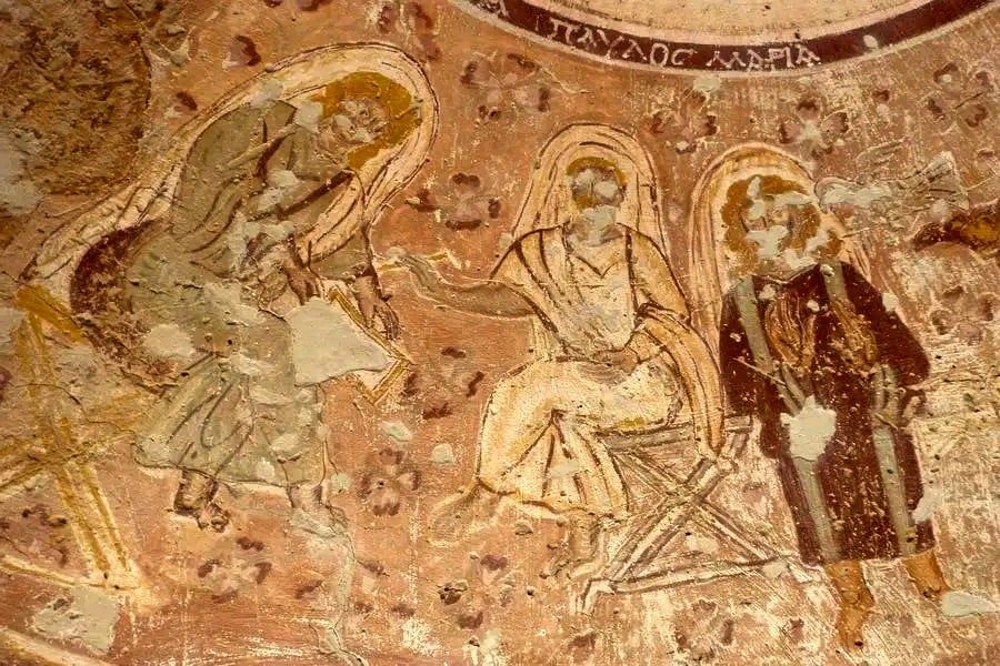 نقوش وجداريات مقابر البجوات نقوش وجداريات مقابر البجوات