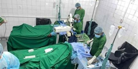 انطلاق مخيم العيون المجاني لسحب المياه البيضاء وزراعة العدسات في مستشفى الوهط بلحج