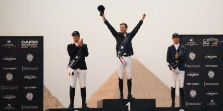 البلجيكى ديفوز يتوج بالجائزة الكبرى فى ختام مثير لبطولة لونجين 2026 بالأهرامات.. صور :اليوم السابع