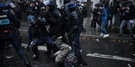 توقيف 1314 شخصاً في احتجاجات فرنسية ضد غلاء المعيشة