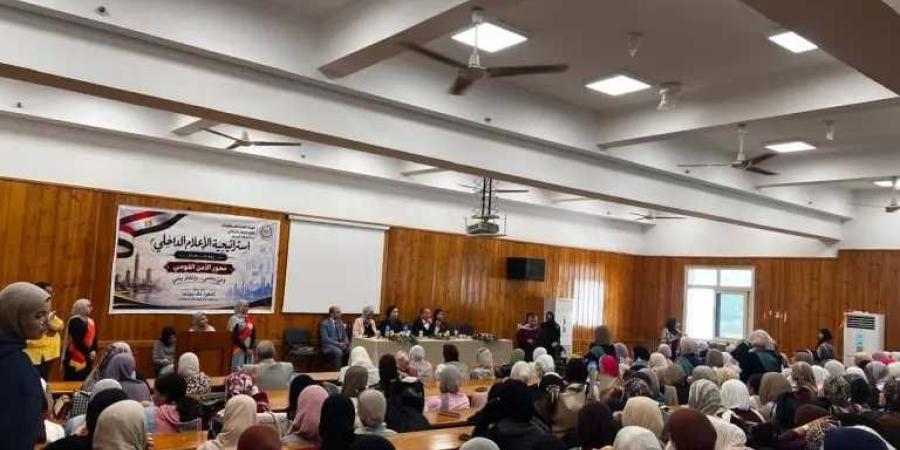 إعلام الفيوم يواصل لقاءاته بجامعة الفيوم للتوعية بالمشروعات القومية