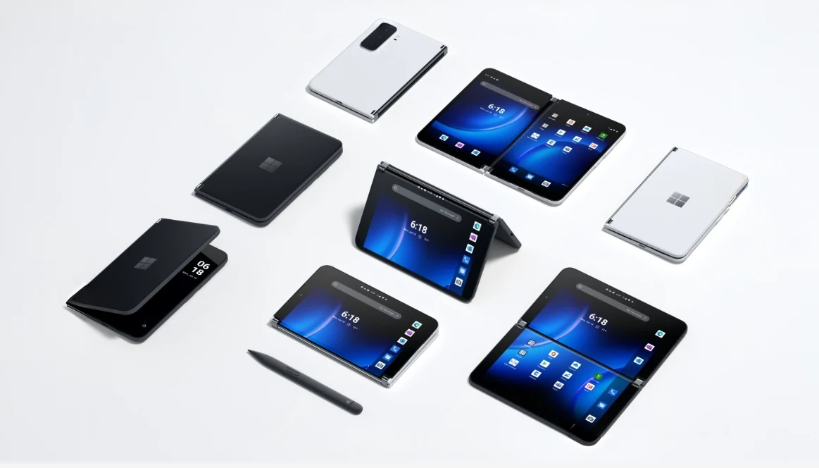 مطوّر يشغّل iOS 26.5.2 على هاتف Surface Duo 2 المعدّل