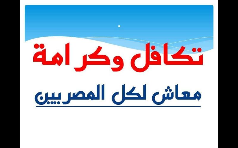 هتاخد معاش كل شهر..  أسماء الفئات الجديدة في برنامج الضمان الاجتماعي لتكافل وكرامة 2024