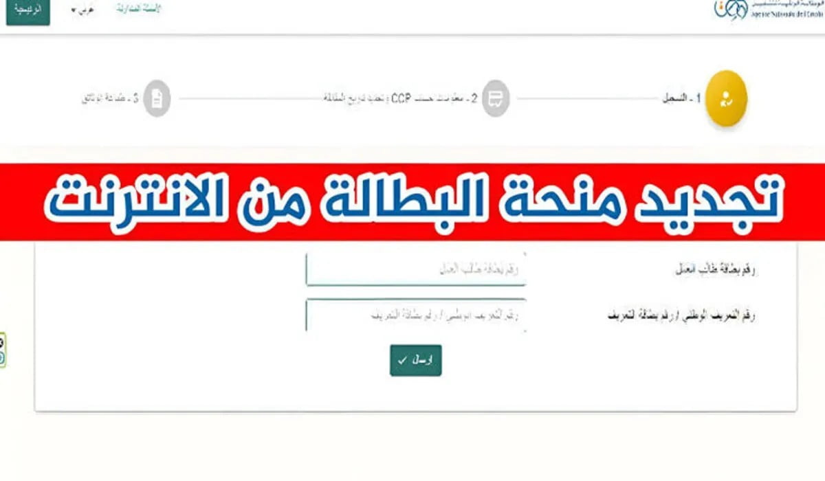 بسهولة حالًا جددها علشان ماتتقطعش .. رابط موقع تجديد منحة البطالة بالجزائر 2024 عبر الوكالة الوطنية للتشغيل