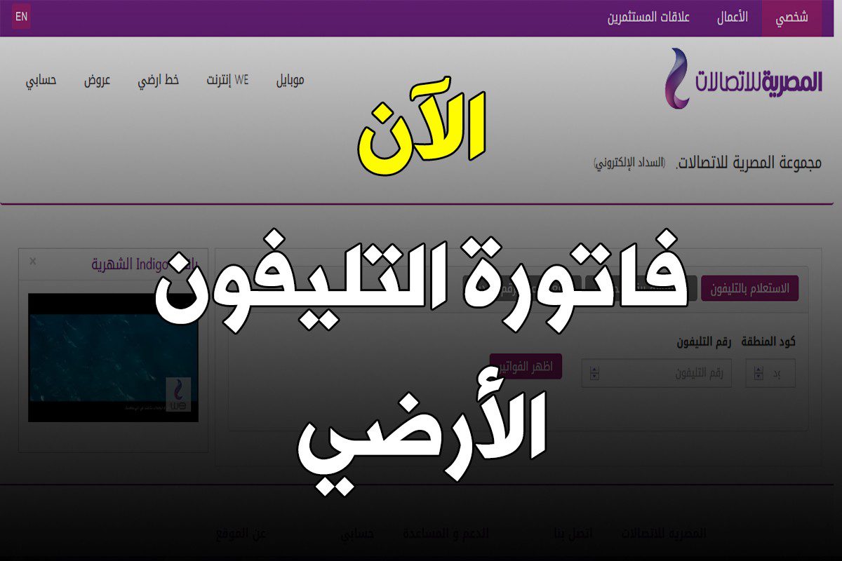 “الآن استعلم عن قيمتها” .. رابط الاستعلام عن فاتورة التليفون الأرضي وطريقة دفعها إلكترونيًا