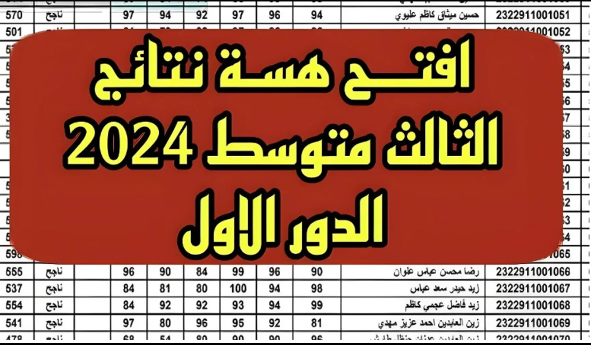 موقع نتائجنا يتصدر اعلان نتائج الثالث متوسط 2024 ألف مبروك للجميع