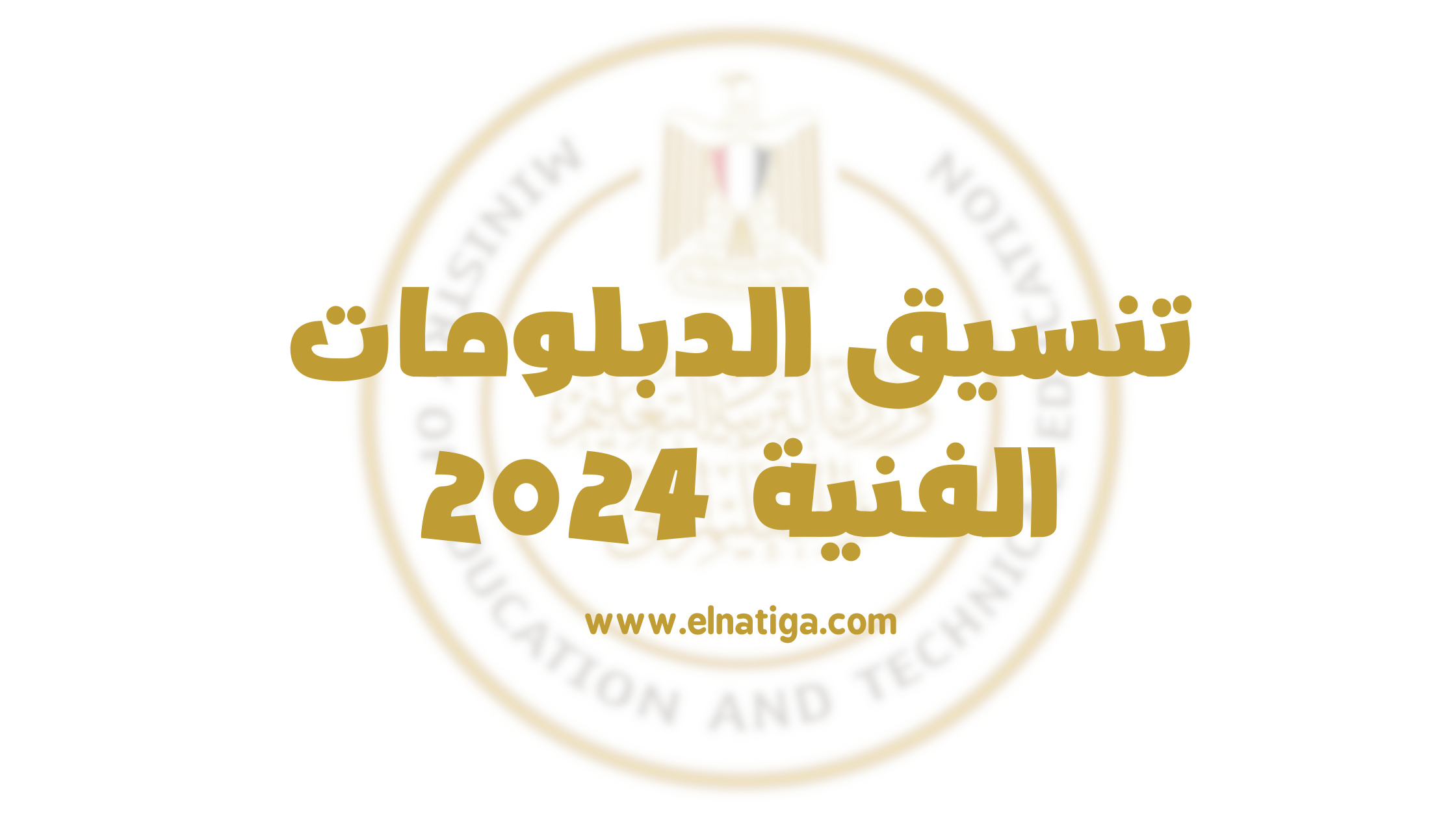 تنسيق الدبلومات الفنية 2024