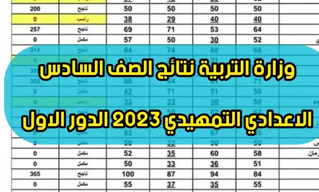 أبشر .. نتائج السادس الإعدادي العراق الدور الاول صدرت الحين لجميع المحافظات “هنـــا”