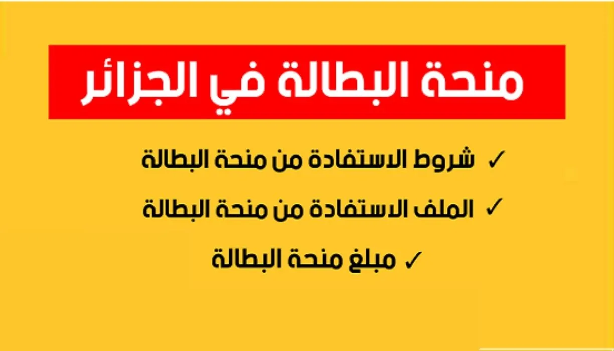 “اعرف الآن” .. شروط منحة البطالة 2024 الجزائر والمستندات اللازمة للاستفادة منها تبعًا للحكومة الجزائرية