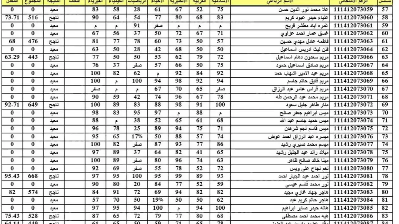 “الآن استعلم” .. نتائج السادس الإعدادي 2024 دور اول عبر موقع نتائجنا بالخطوات بالرقم الامتحاني إلكترونيًا