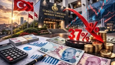 البنك المركزي التركي خفض سعر الفائدة 37% 2026